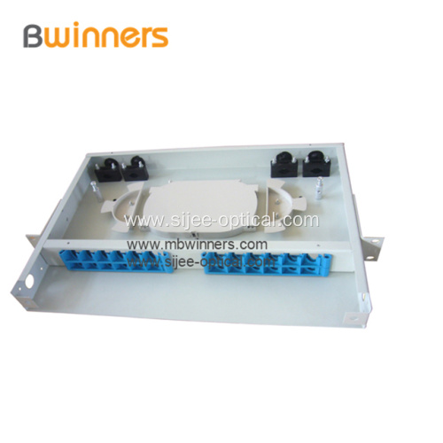 24 Fibre Fixed Rack-mount Fiber Optic Termination Box 19 Inch